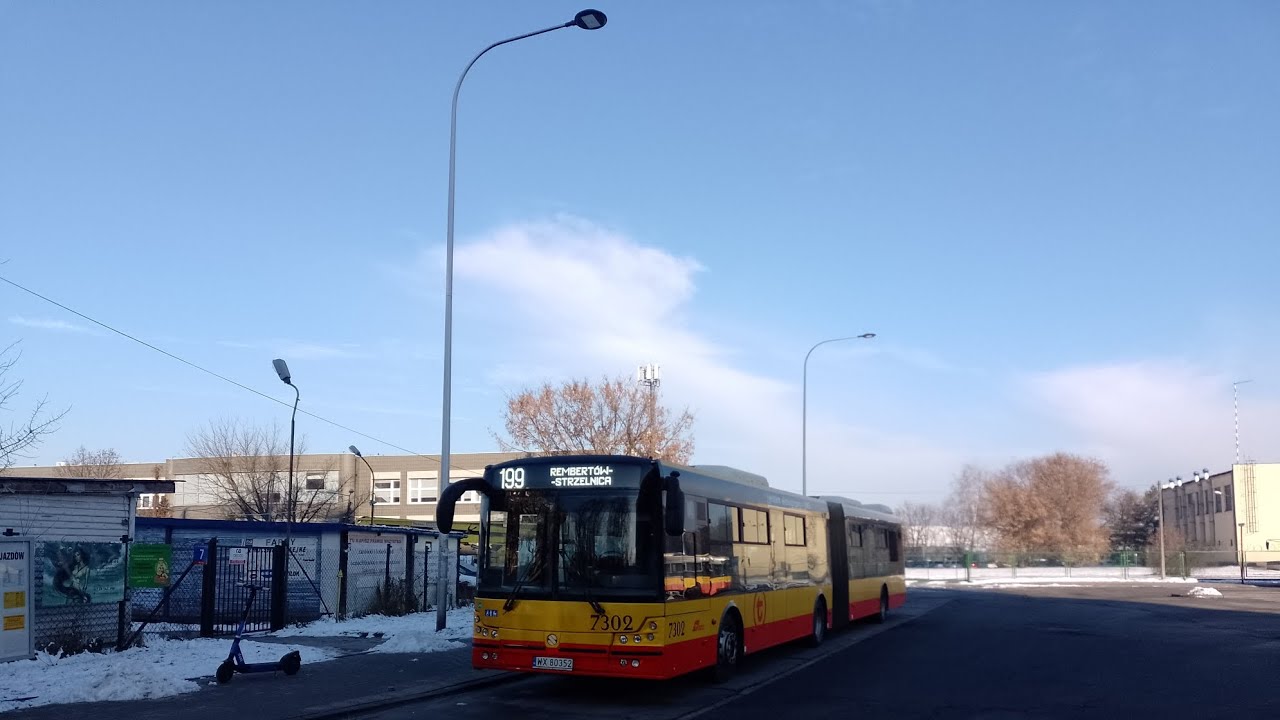 🔵MZA Warszawa - Solbus SM18 LNG #7302 [🚍199➡️ REMBERTÓW-STRZELNICA] *Gość: AdixMKM*🔵