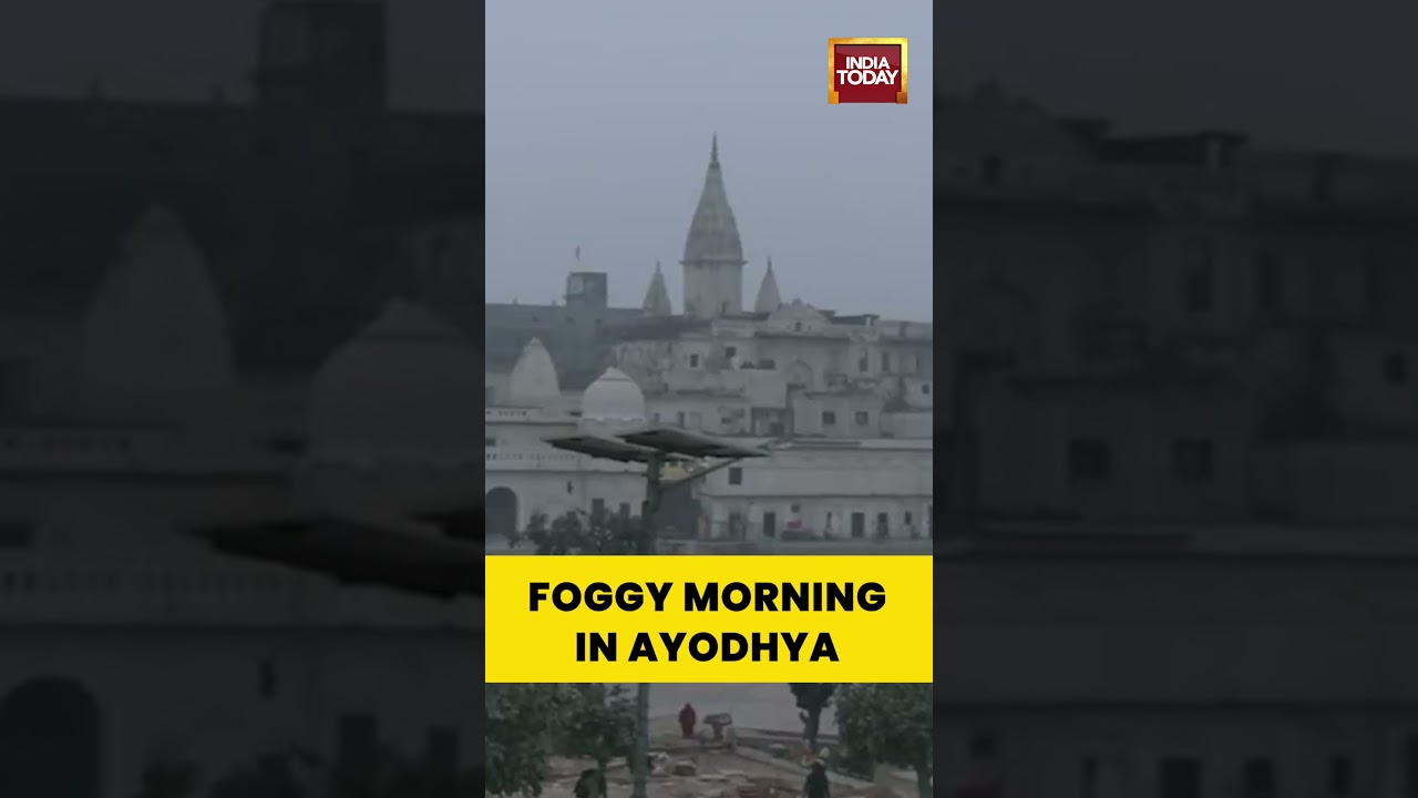 Ayodhya Foggy Morning: Dense Fog Covers City as IMD Records 8&deg;C Minimum
