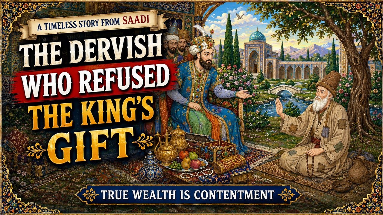 Why The Dervish Refused The King's Gift: Saadi's Ultimate Lesson on Freedom & True Wealth