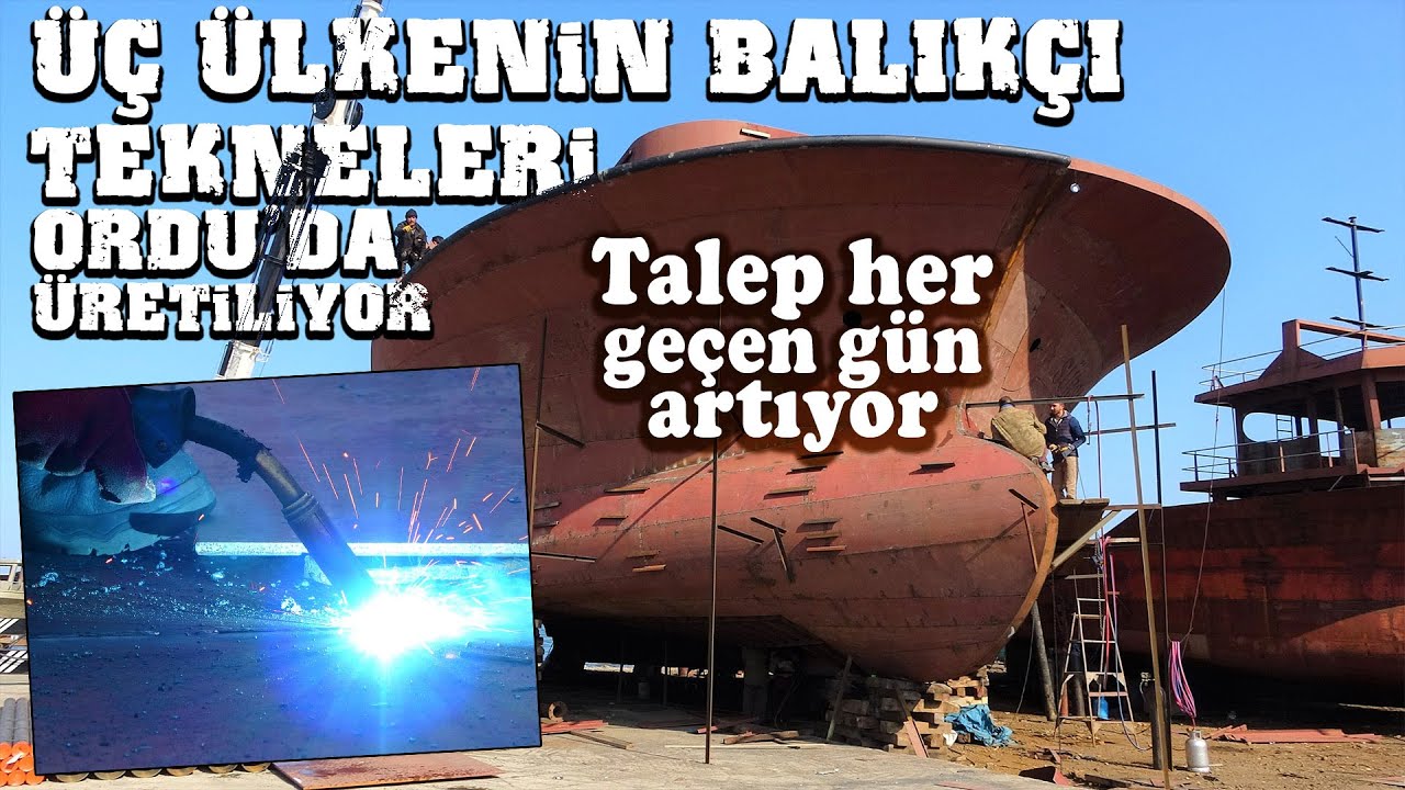 Ordu’da Üretilen Balıkçı Tekneleri Gürcistan, Moritanya ve Umman’a Satılıyor