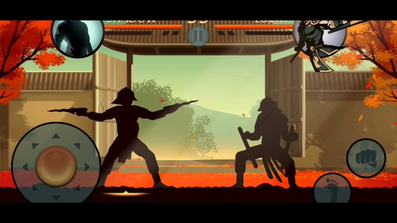 Shadow fight 2, 8th challenge (lose on ring-out)