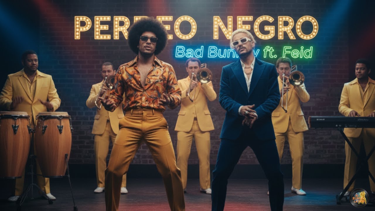 PERRO NEGRO - Bad Bunny x Feid (Salsa Clásica 1975) 🎺 AI Cover