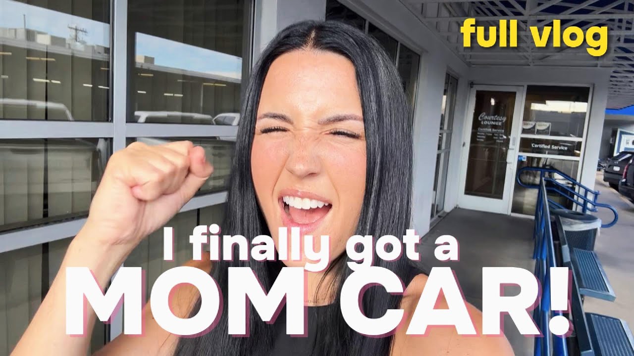 we saved for YEARS to upgrade our family car!! vlog, car tour, & accessorize