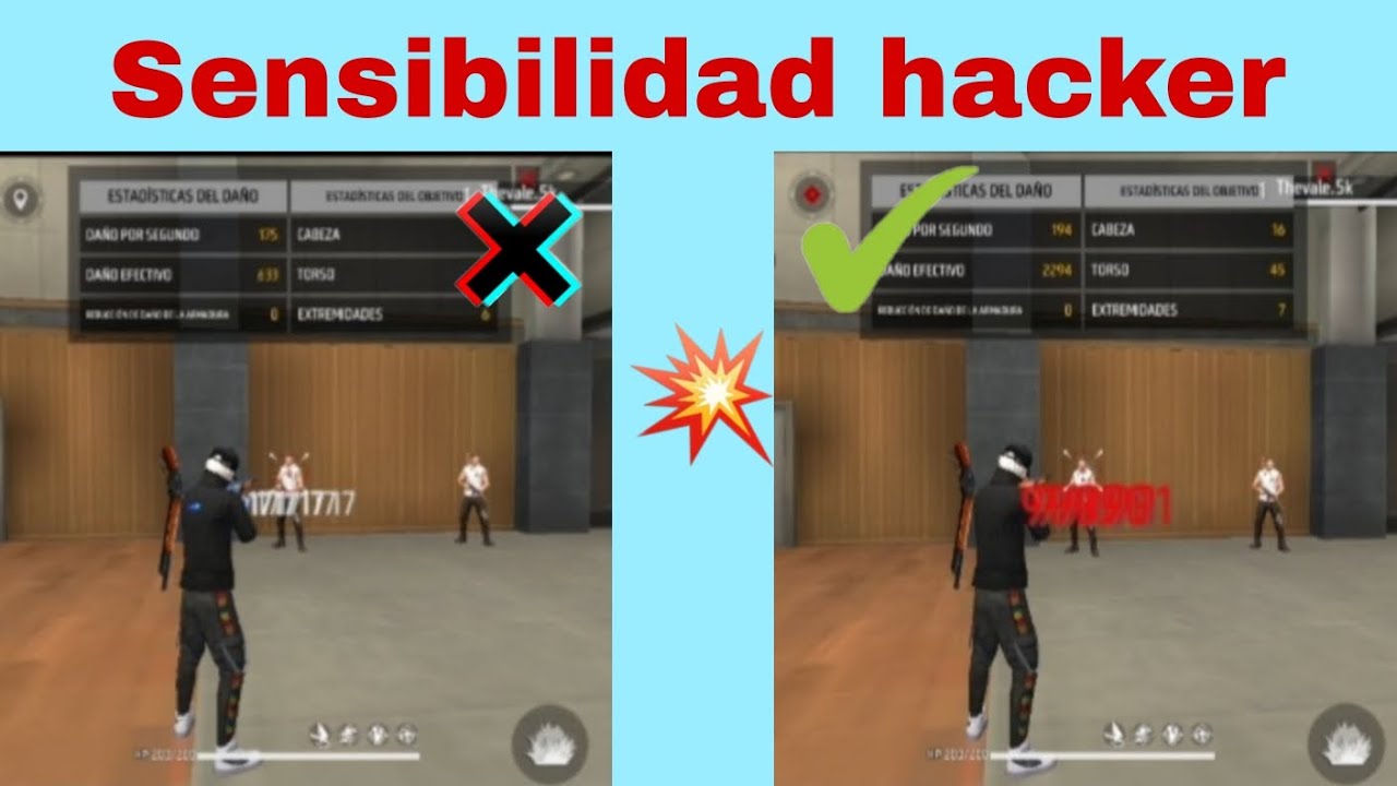 Sensibilidad hacker para dar todo rojo en Free Fire 🔥