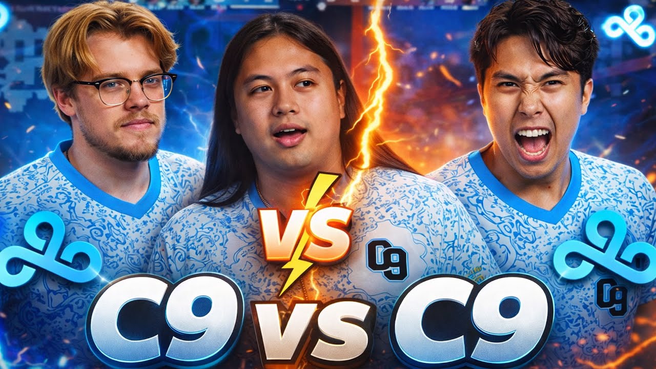 Три игрока Cloud9 столкнулись в рейтинговом матче… Это было просто безумие!