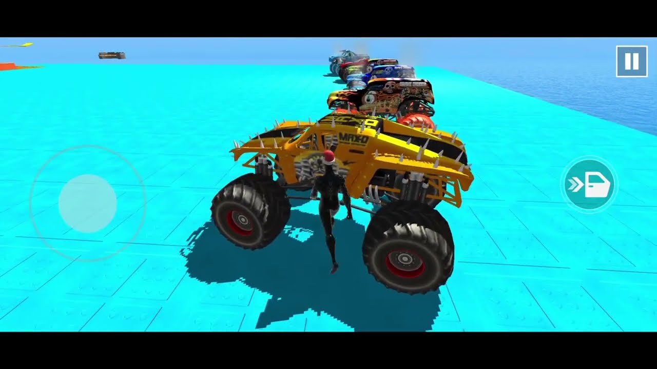 🚨Monster Truck Mega Ramp Extreme Racing Mega Ramp Extreme stunts 🔥InsaneCrash Stunts (part 8)