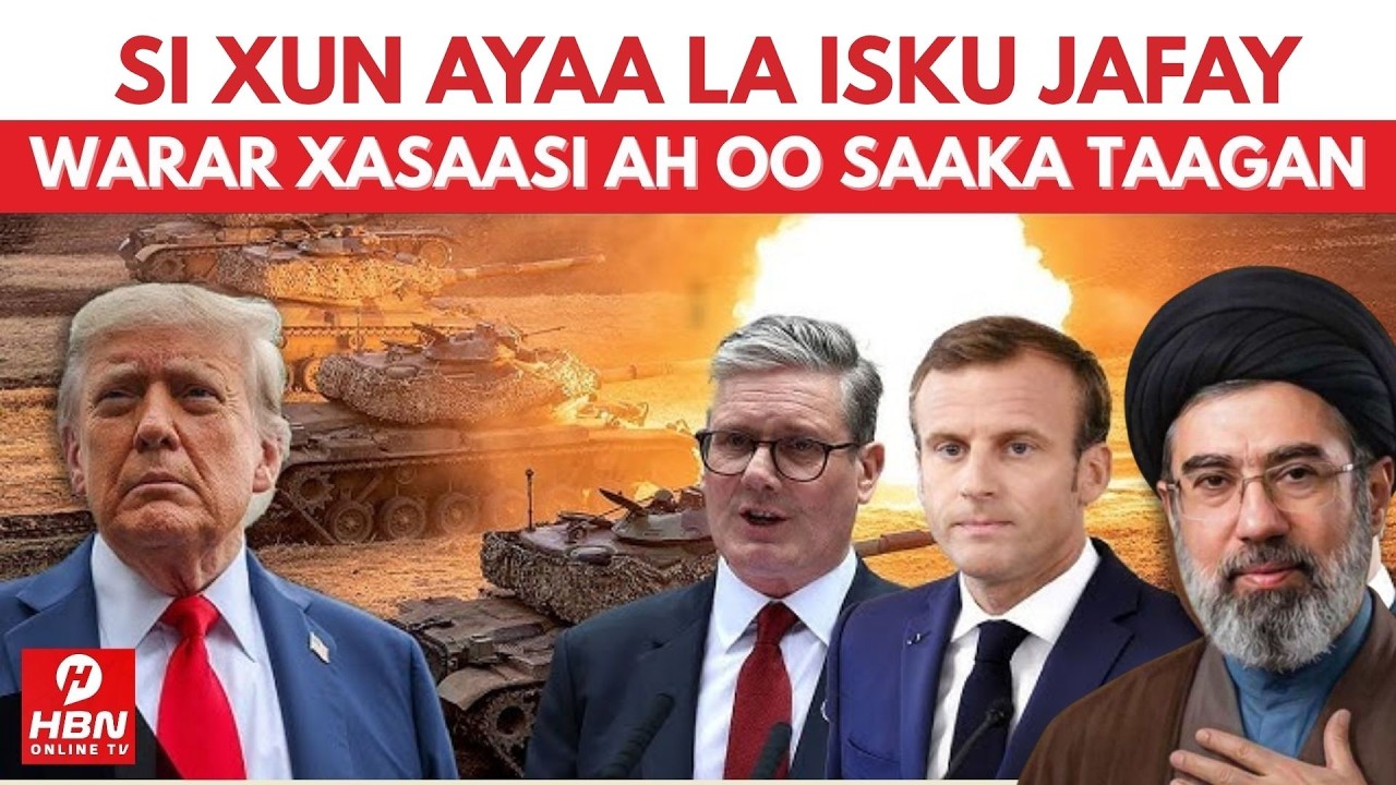 WARAR WAA WAYN OO SAAKA KA SOO KORDHAY DAGAALKA BARIGA DHEXE IYADOO LA SI XUN LA ISKU JAFAYO
