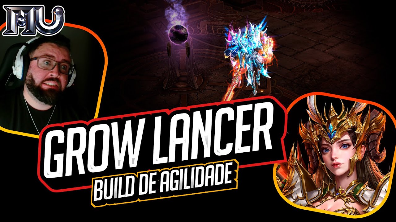 ⚔️🔥 Build Grow Lancer Agility • Build do 400, 800 e 1200 • Season 19 | Mu Online