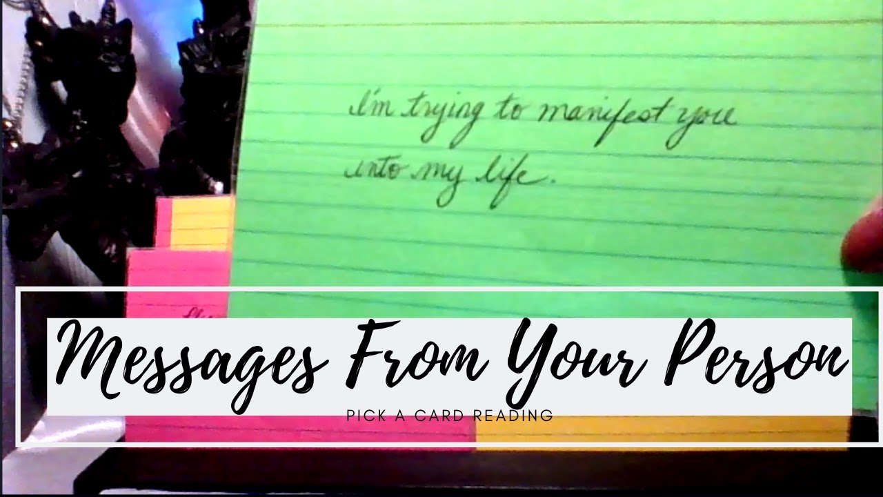 💌 MESSAGES FROM YOUR PERSON- PICK A CARD || TIMELESS TAROT READINGS