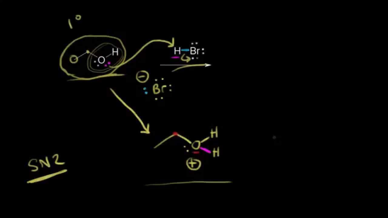 SN1 and SN2 reactions of alcohols | AOrganic chemistry | Khan Academy