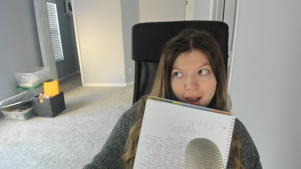 ASMR - READING MY DIARY ENTRIES FROM COLLEGE!
