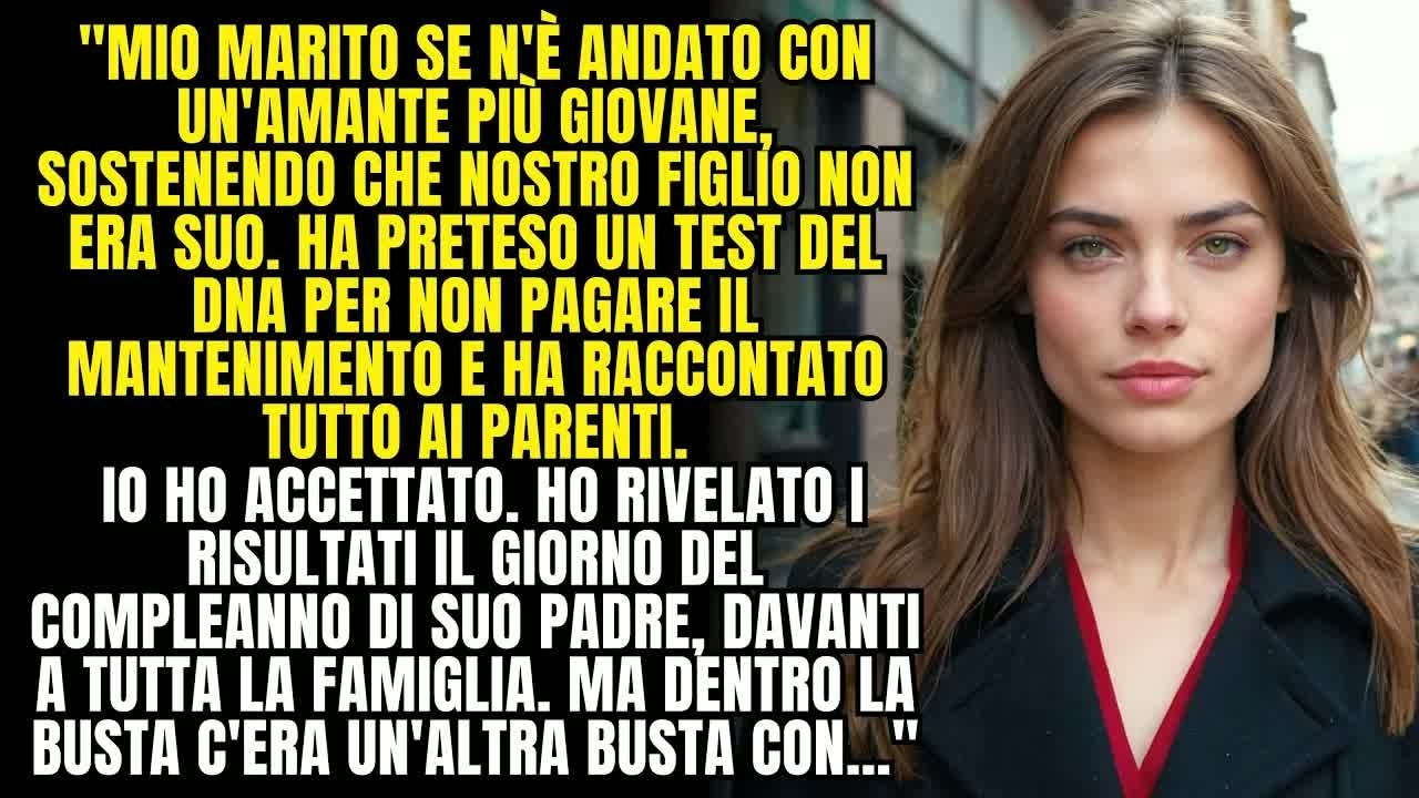 Mio marito ha preteso un test del DNA Io ho aperto i risultati il giorno del compleanno di suo p