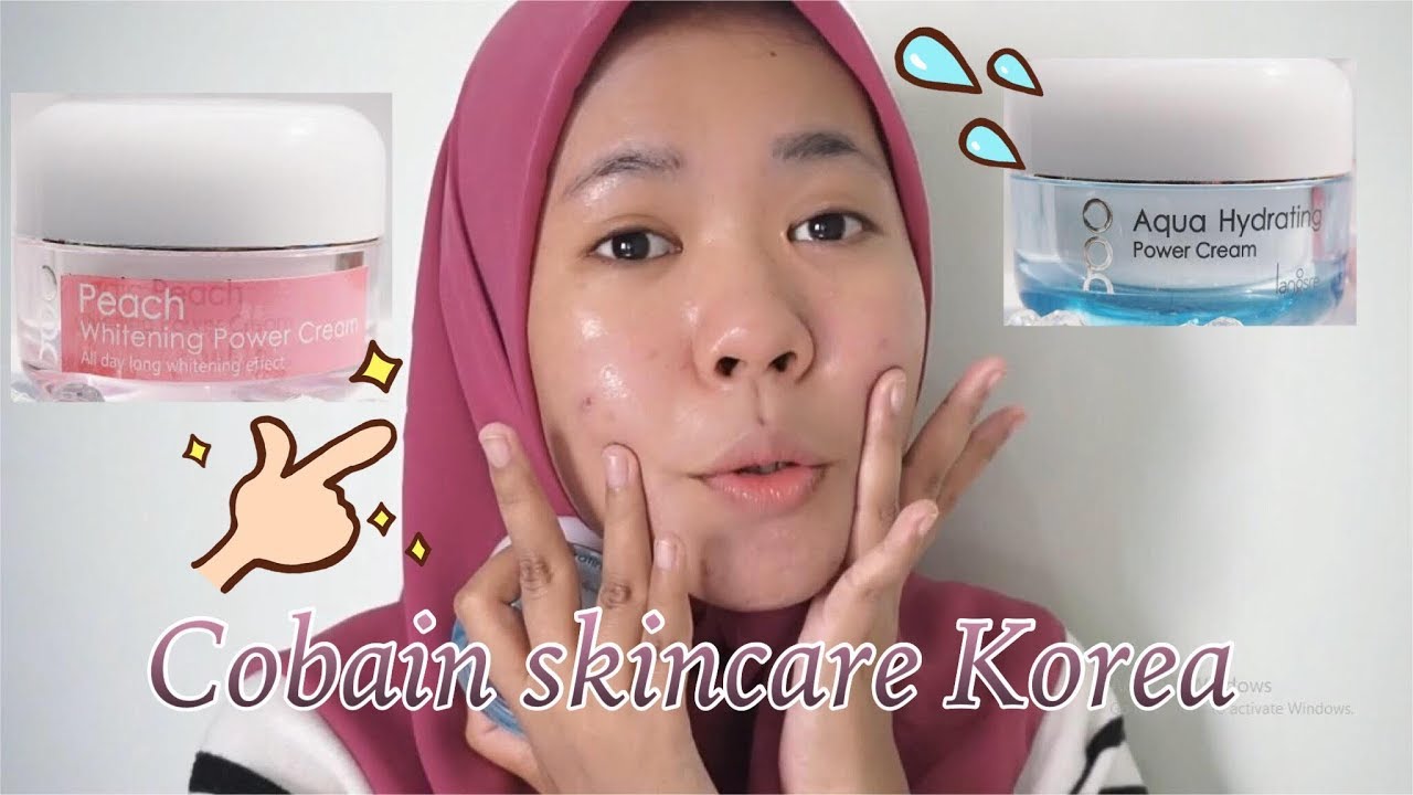 REVIEW: LANGSRE AQUA HYDRATING POWER CREAM & PEACH WHITENING POWER CREAM