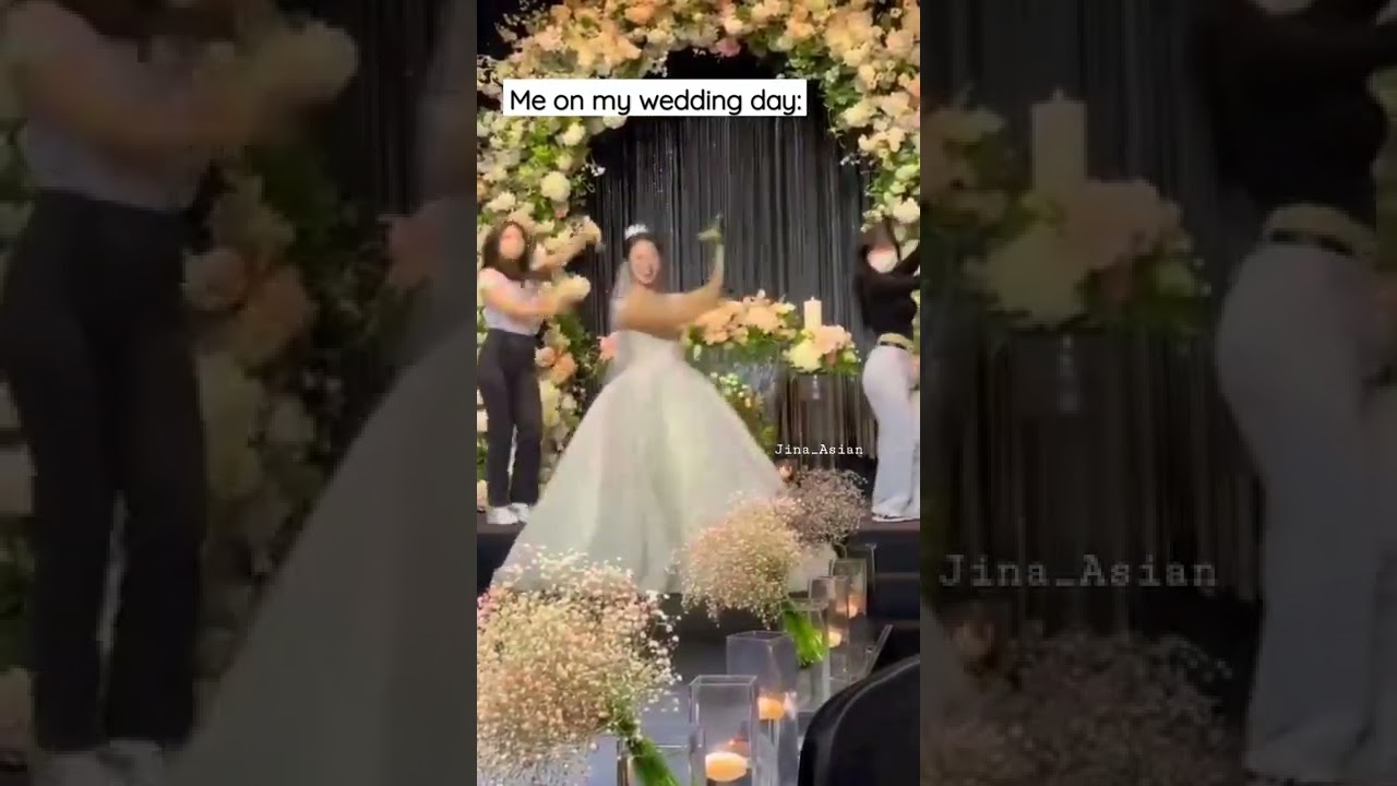 kpop fans girls on their wedding day be like 💅.. what about you guys ? insta @jooople_jwed #korea