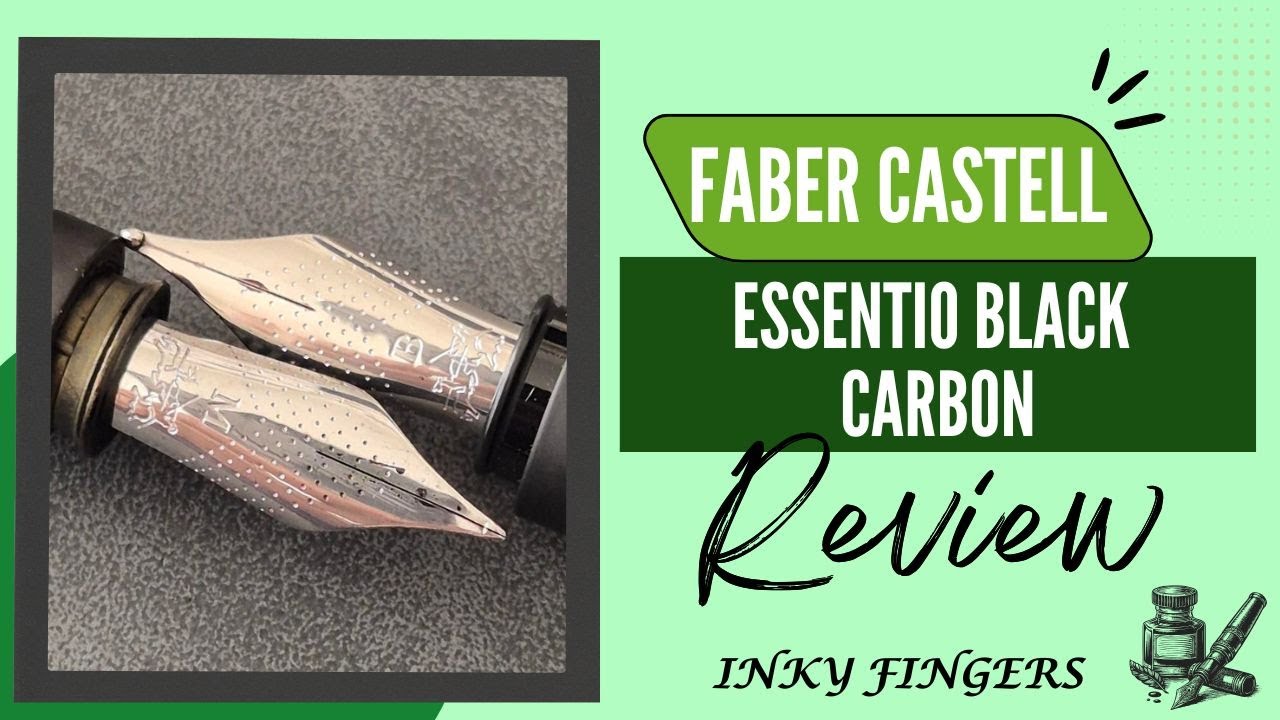 Same fountain pen, ten years difference - Faber-Castell Essentio Black Carbon