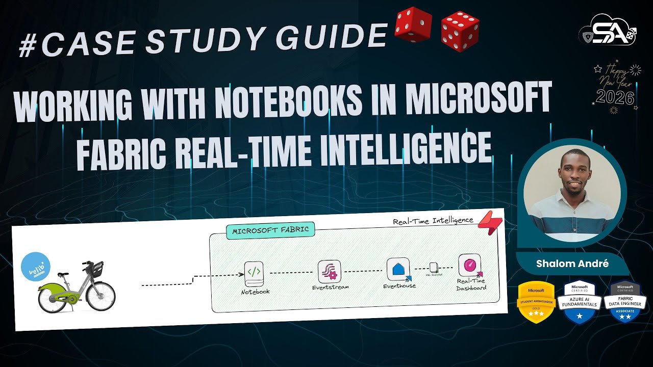 Case Study Guide | Working with Notebooks in Microsoft Fabric Real-Time Intelligence