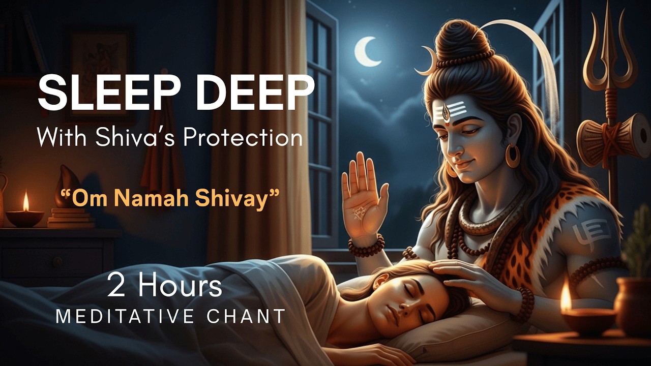 Can’t Sleep? Try Om Namah Shivaya 😴 | 2 Hours Deep Meditation for Night Calm (No Mid Ads)