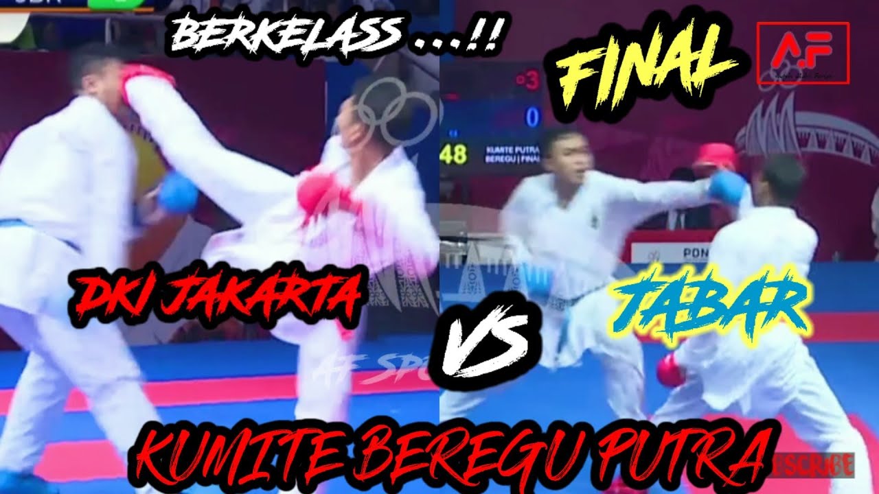 FINAL GOLD • KUMITE BEREGU PUTRA • DKI JAKARTA VS JABAR |PON PAPUA XX KARATE 2021