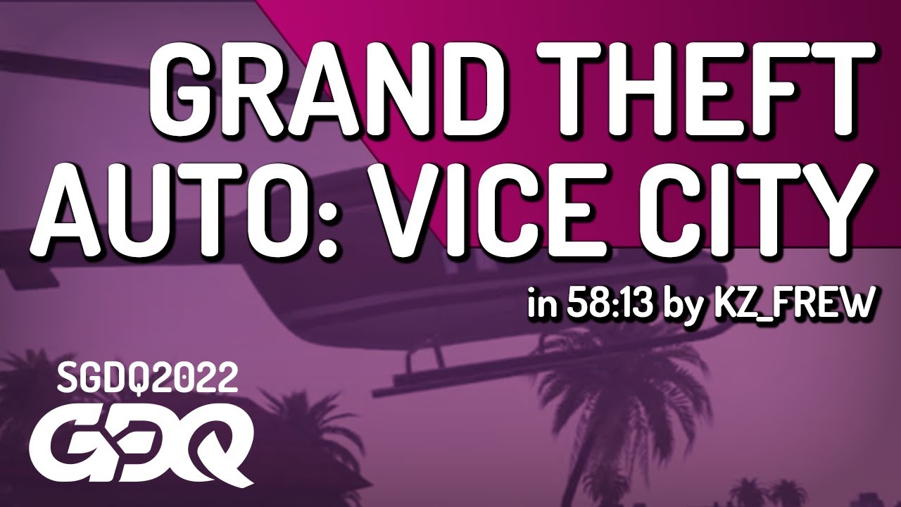 Grand Theft Auto: Vice City by KZ_FREW in 58:13 - Summer Games Done Quick 2022