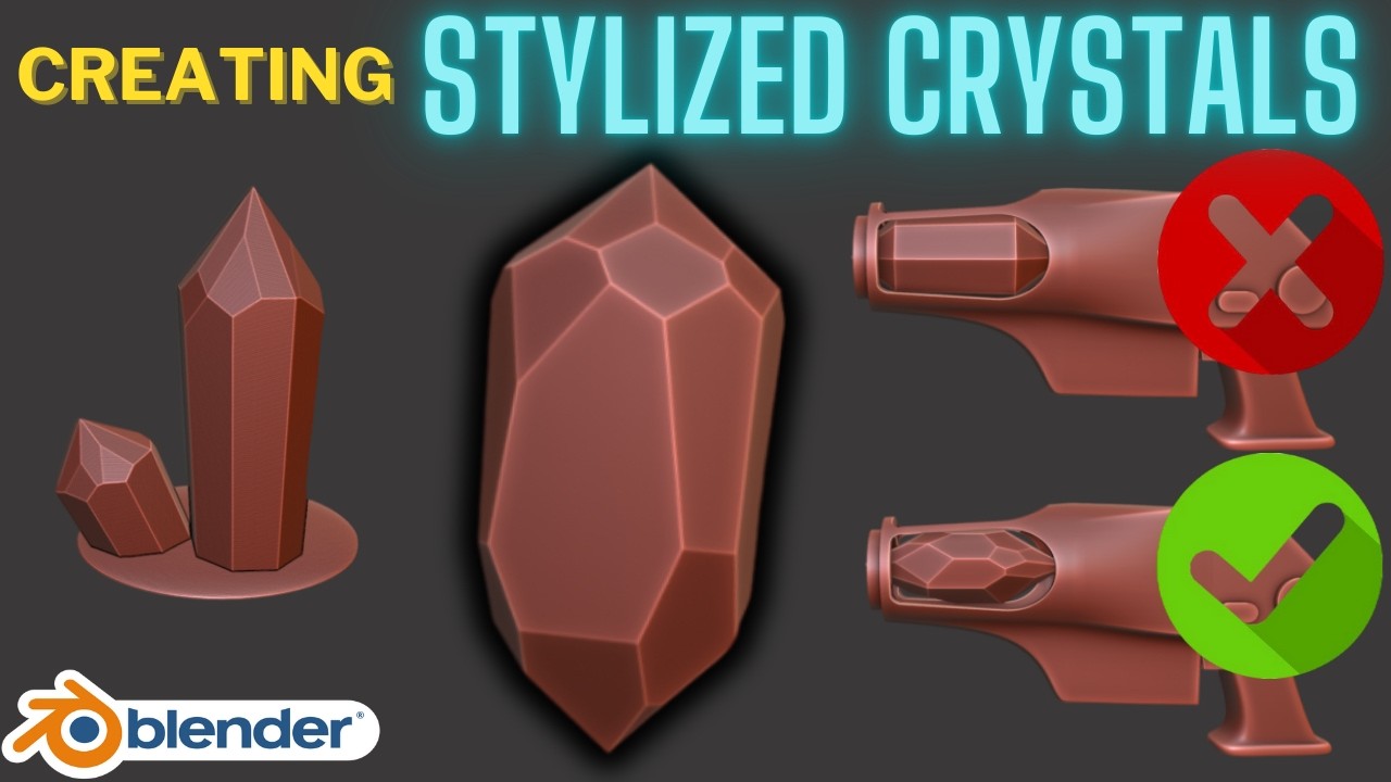 Creating Stylized Crystals in Blender - What should I use?