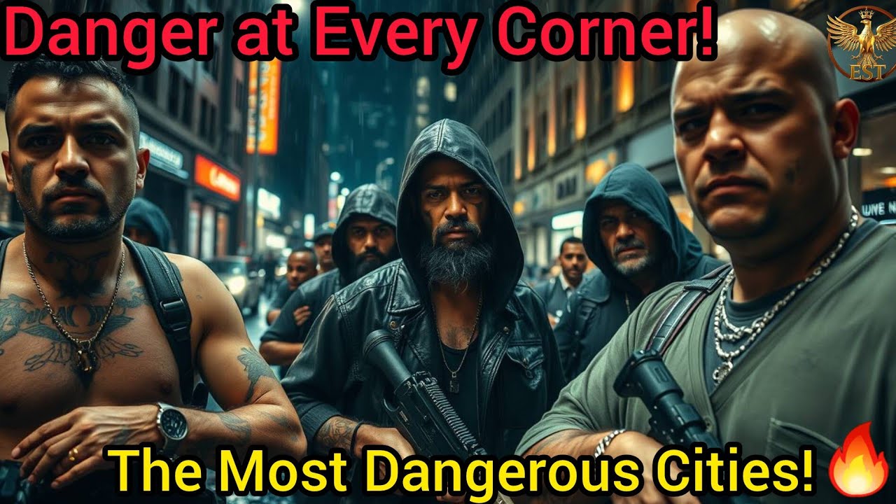 10 of the Most Dangerous Cities in the World🚧Danger in the Streets!//@EST404s