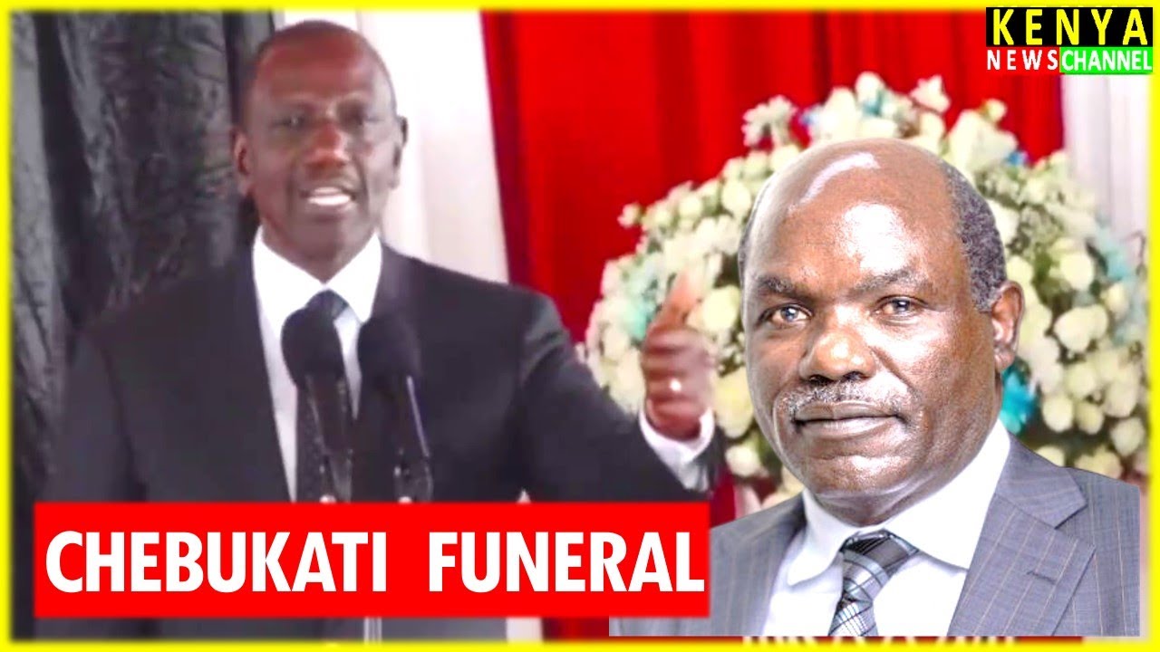 Ruto FULL SPEECH at Wafula Chebukati burial in Trans Nzoia