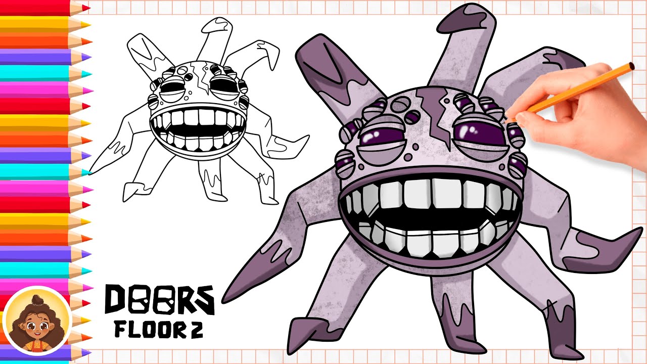 How to Draw Grumble | from Doors Floor 2