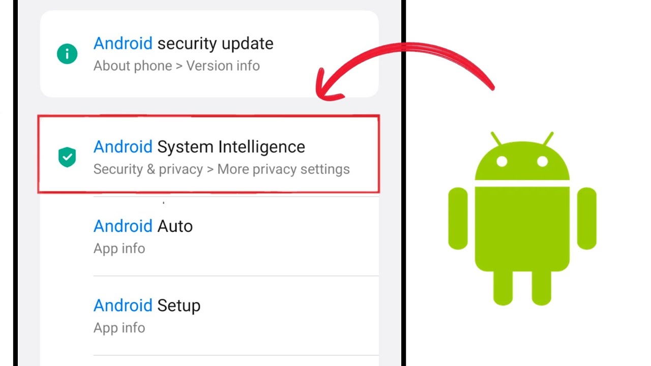 android system intelligence explained | android system intelligence kya hai