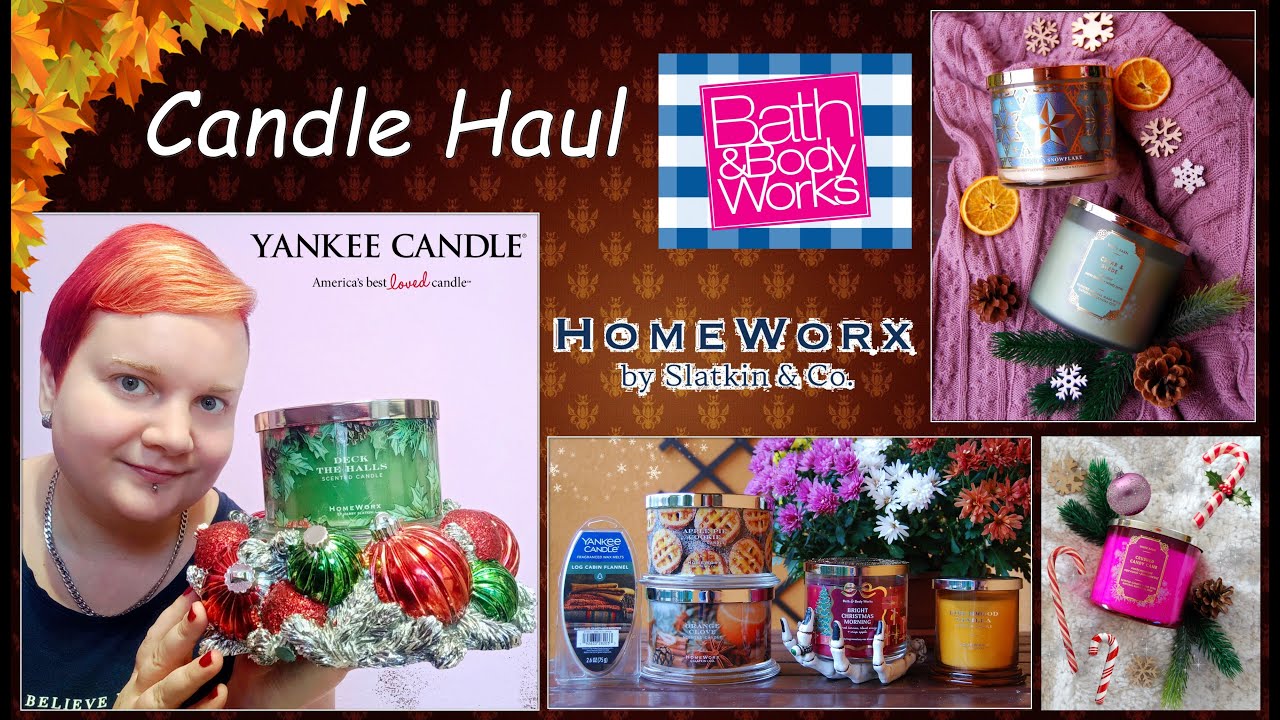 Candle Haul: Listopad 2024 ( Yankee Candle,BBW,HomeWorx )