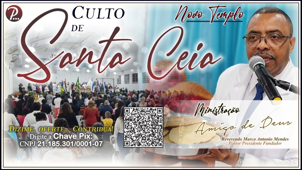 01/02/26 | SANTA CEIA - CERIMÔNIA de NOVO TEMPLO | Pastor Marco Antonio Mendes