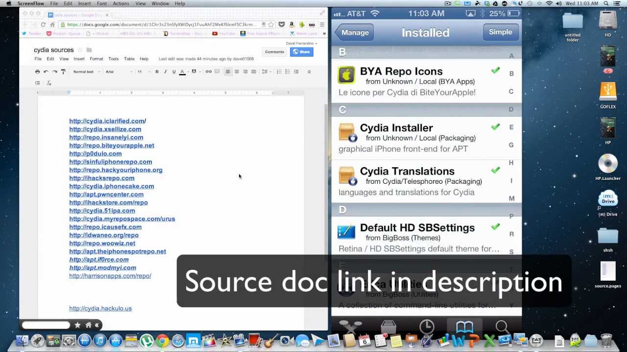 Cydia sources 2/6/13 with links how and what works after evasi0n jailbreak