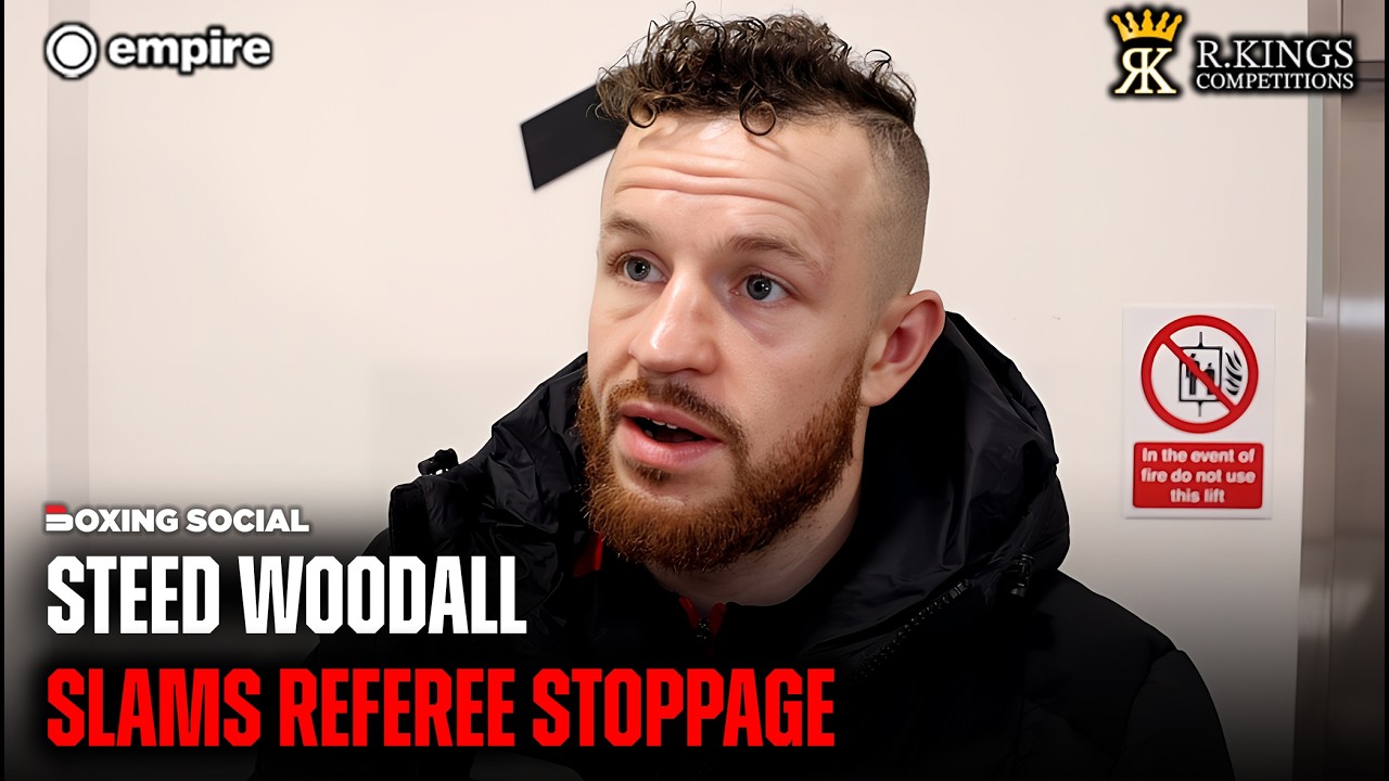 “REFEREE MESSED UP!” Steed Woodall SLAMS Referee STOPPAGE After Callum Simpson Defeat