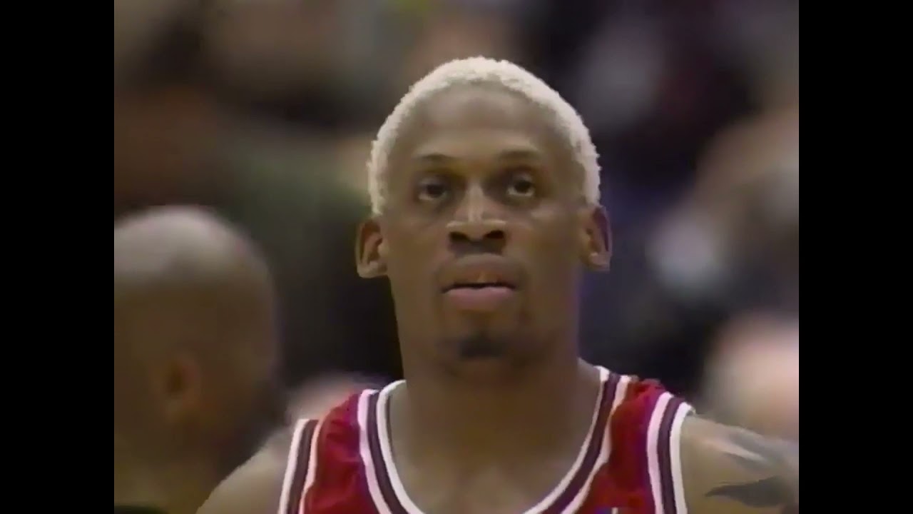 Dennis Rodman Bulls 10pts/23rebs/Defense vs Lakers (1996)