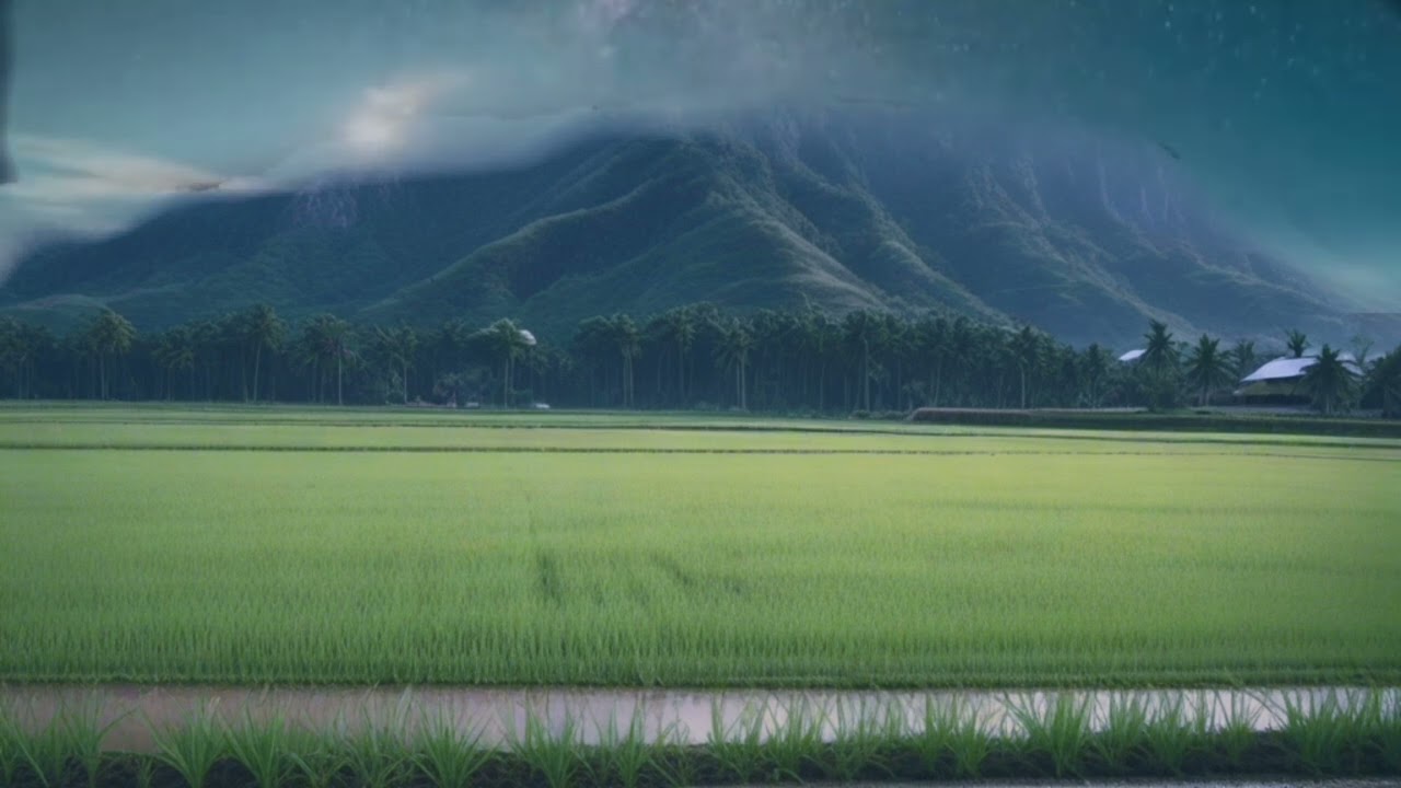 Sleep Sanctuary Rice Field Ambience Dreamscape Serenade 🌠
