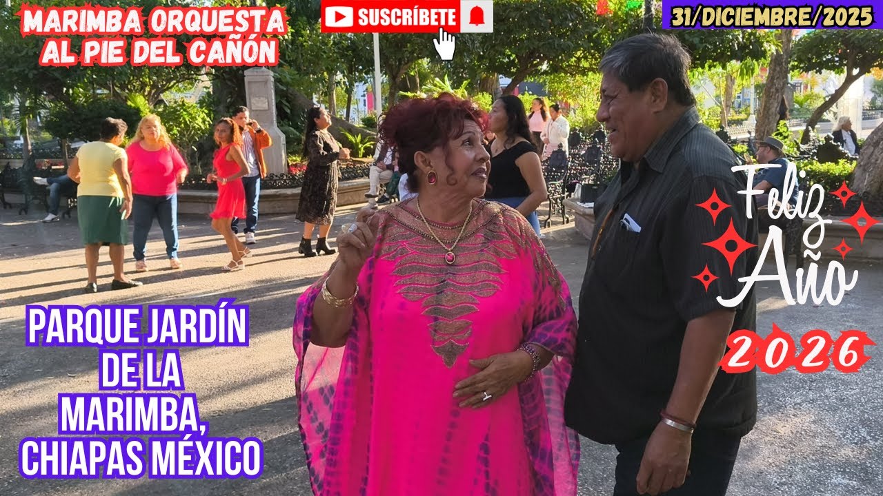 Al son de la Marimba, 31/Diciembre/2025, 1 de 2. Parque Jardín de la Marimba, Tuxtla Gutiérrez, Chis