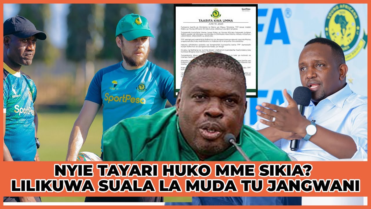 NYIE TAYARI HUKO JANGWANI,LILIKUWA SUALA LA MUDA TU.KILICHO TOKEA KWA LWANDAMINA KIMEMKUTA FOLZ