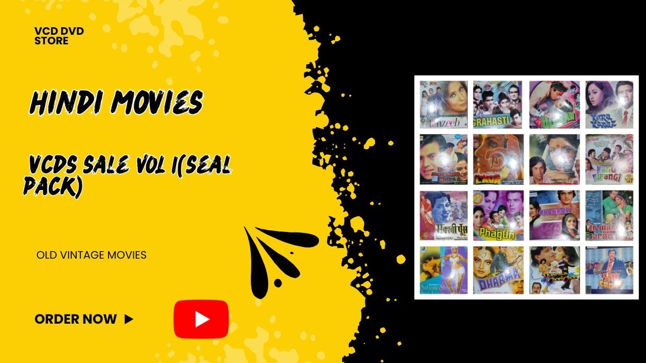Hindi Movies Original VCD Sale Seal Pack VOL 1 Call WhatsApp 9874232214 #sale #vcd #movie #hindi
