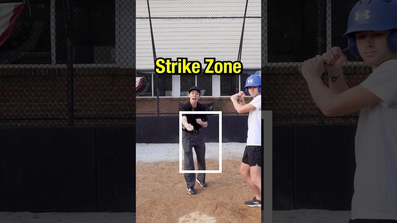 How to call the strike zone as an umpire 🔥 #mlb