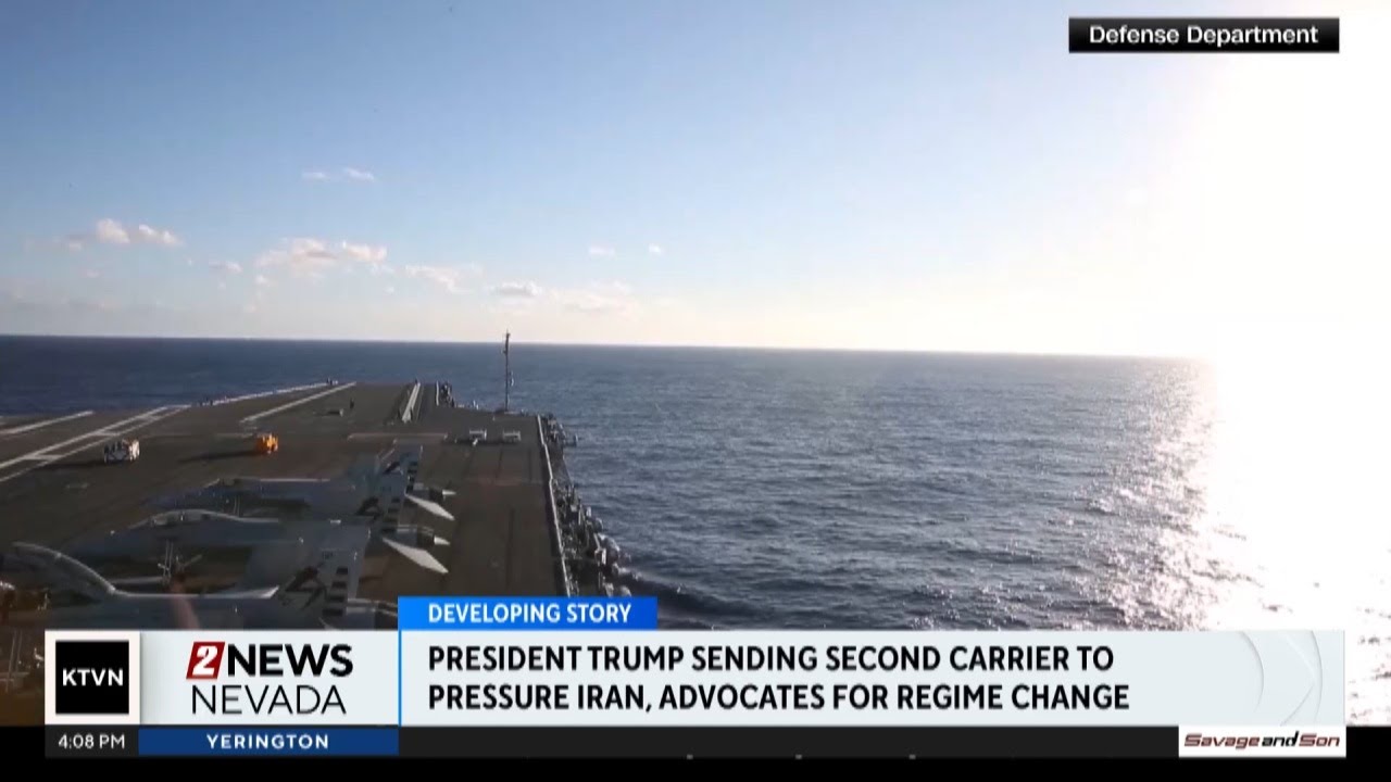 President Trump advocating for regime change in Iran