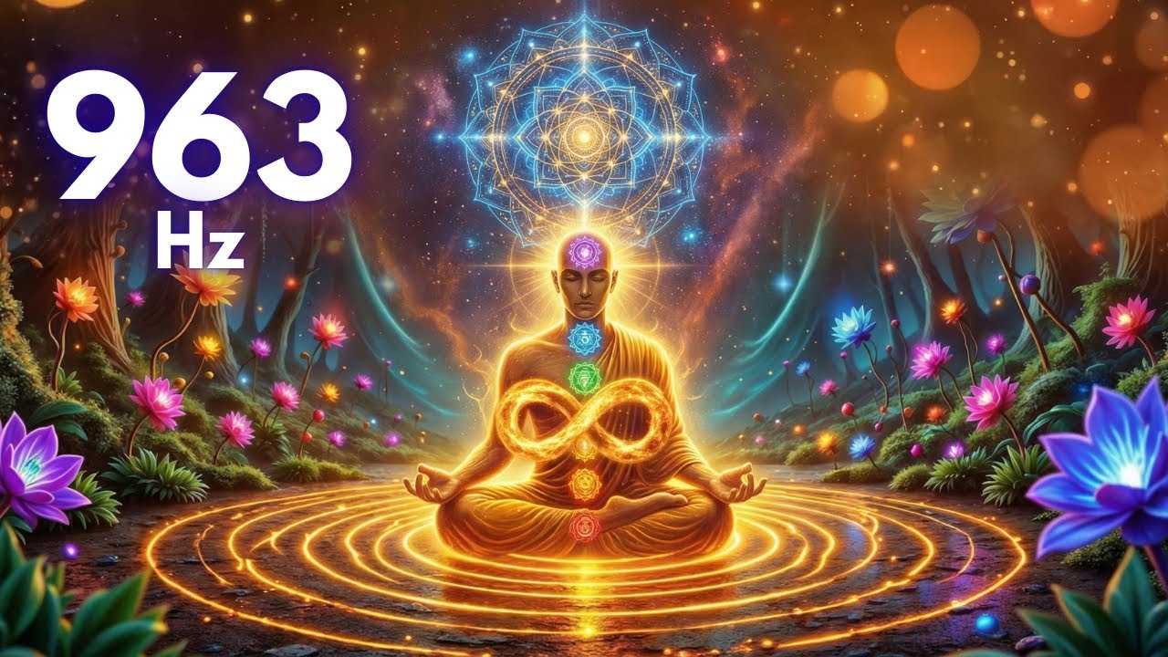 963 Hz Healing Frequency + Theta Waves | Deep Inner Stillness & Expanded Awareness