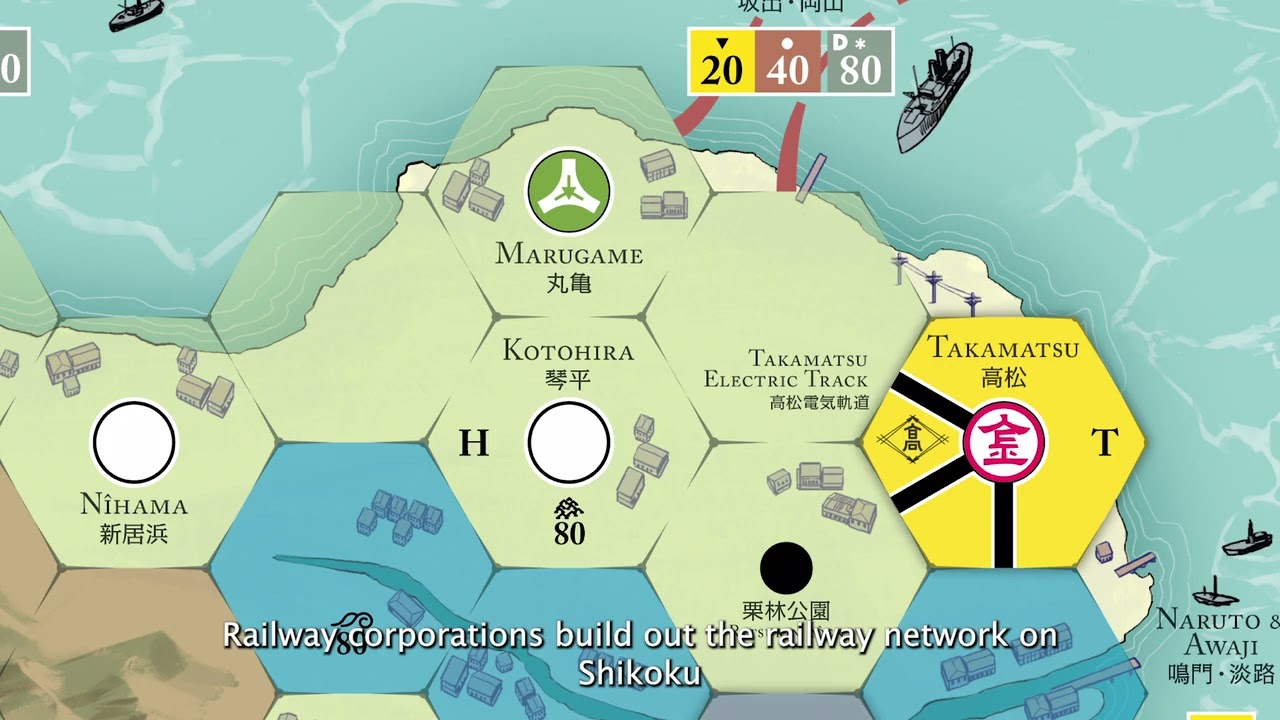 Shikoku 1889 - Board Game Trailer