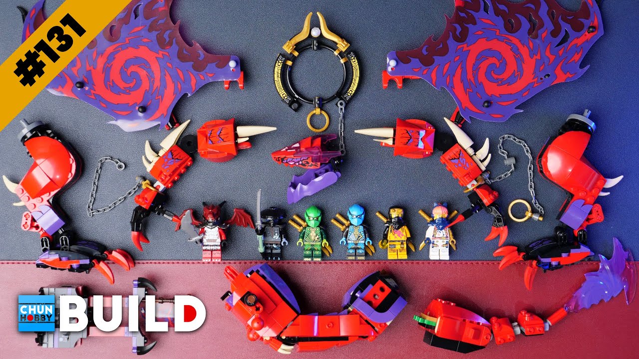 LEGO Speed Build! 71832 Thunderfang Dragon of Chaos! |LEGO NINJAGO Dragons Rising 2025  |Beat Build