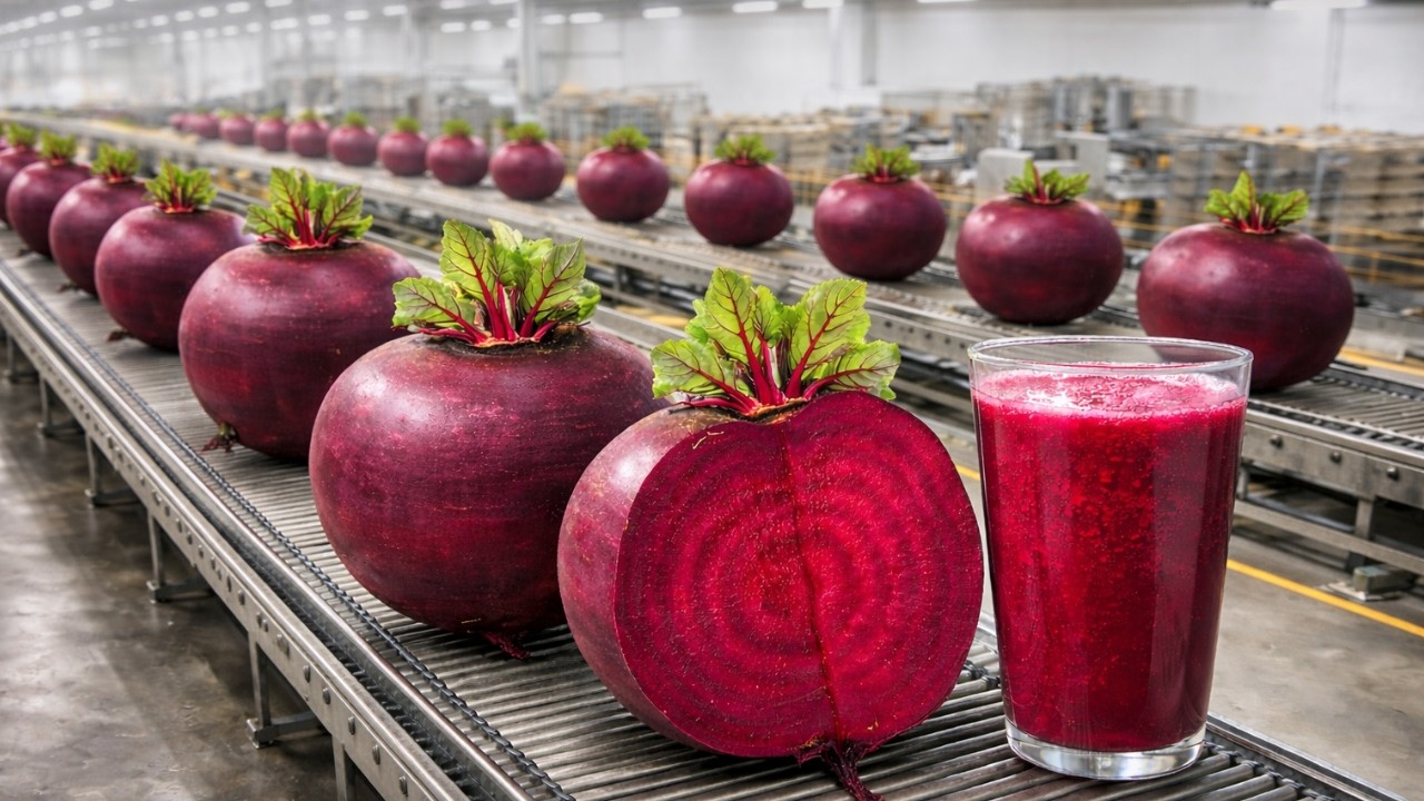 Inside a Massive Beetroot Drink Factory Real Industrial Processing