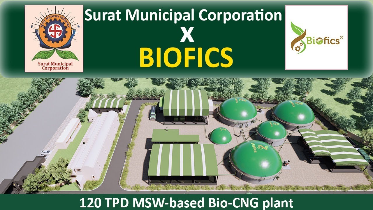 Biofics x SMC 120 TPD MSW-based Bio-CNG plant. #smc #biocbg #greeninnovation