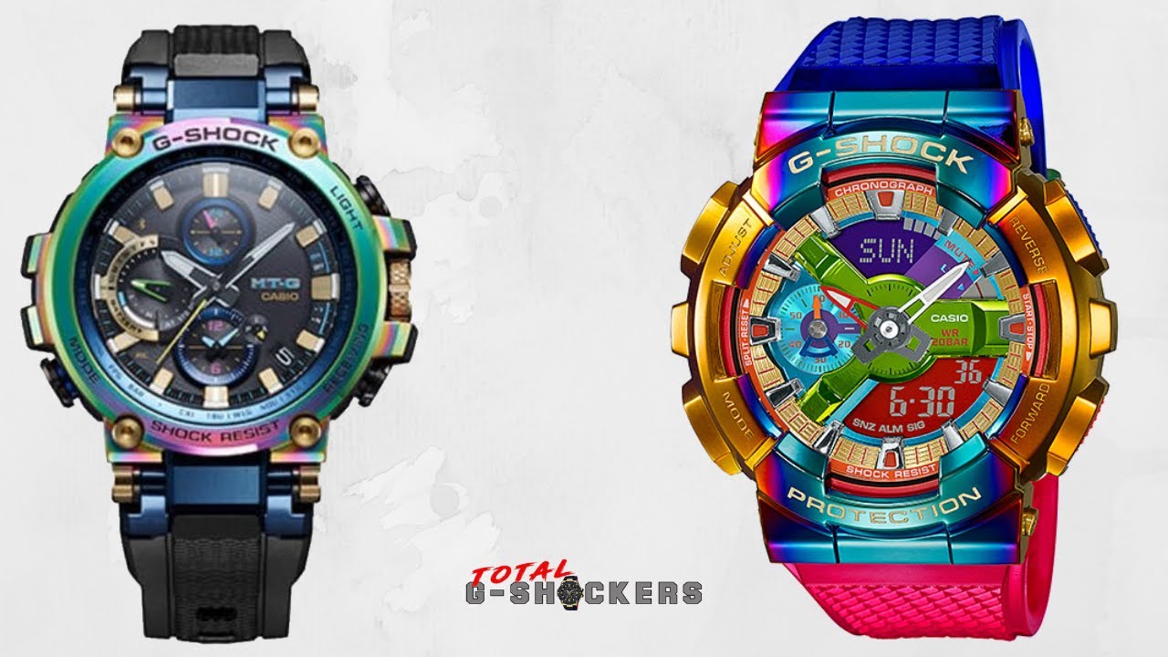 Casio G-Shock Luxury MT-G MTGB1000RB-2A vs Metallized G-Shock GM110RB-2A