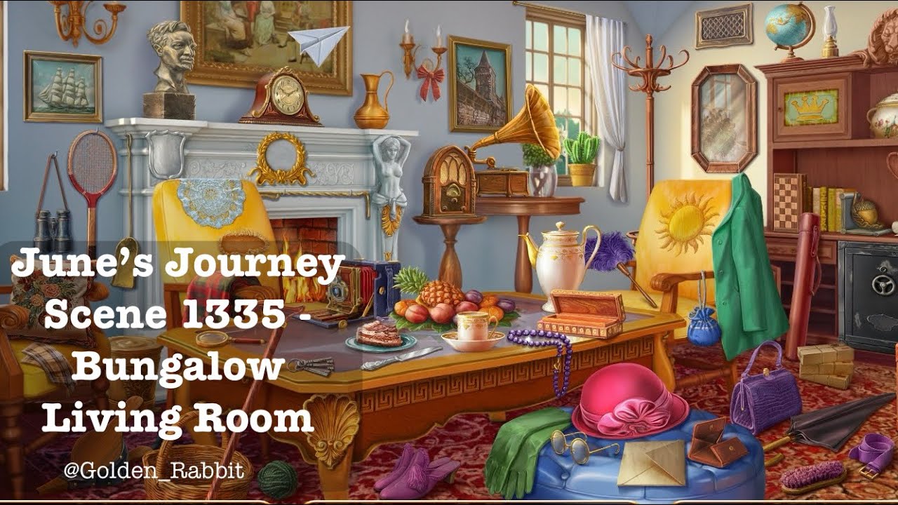 June’s Journey 1335 - Bungalow Living Room. No Sound, No Loading Screens & No Leaderboard Screens.