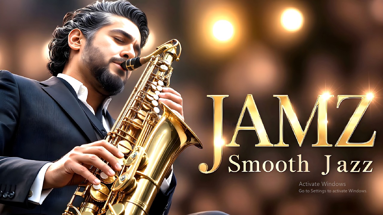 Smooth Jazz Instrumental 🎷 Relaxing Cafe Music  Soft Saxophone Background Music