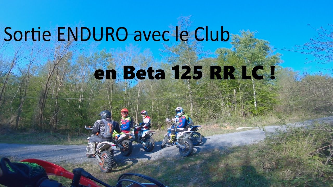 BETA RR 125 sortie enduro club