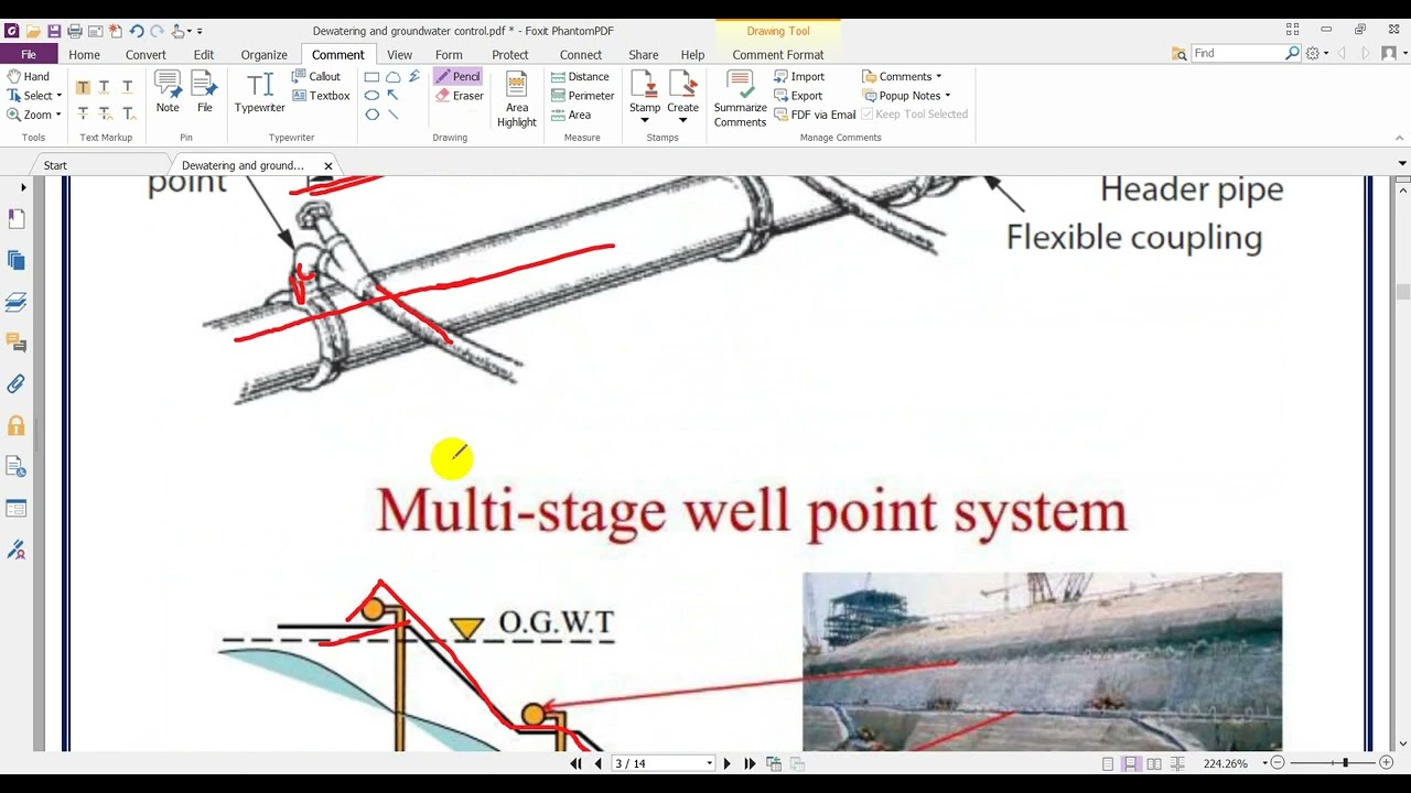 Dewatering System -  Well point system- part1