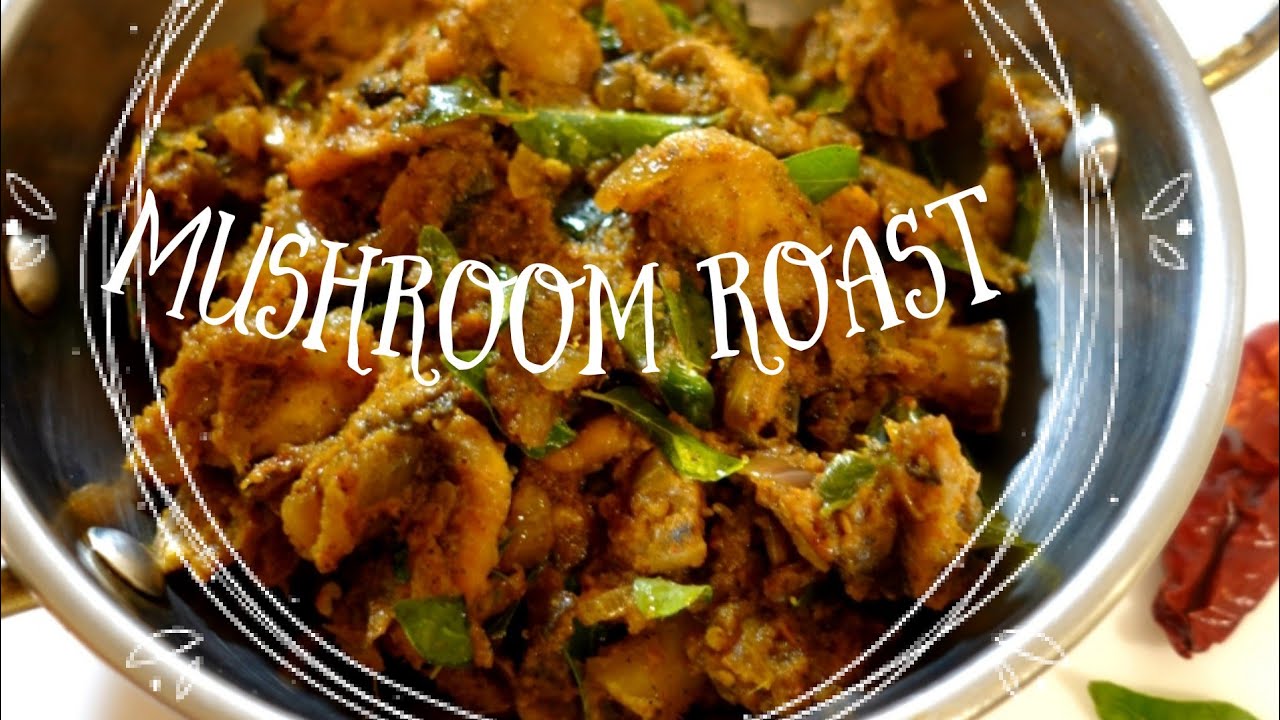 Mushroom roast|Nadan mushroom pepper roast